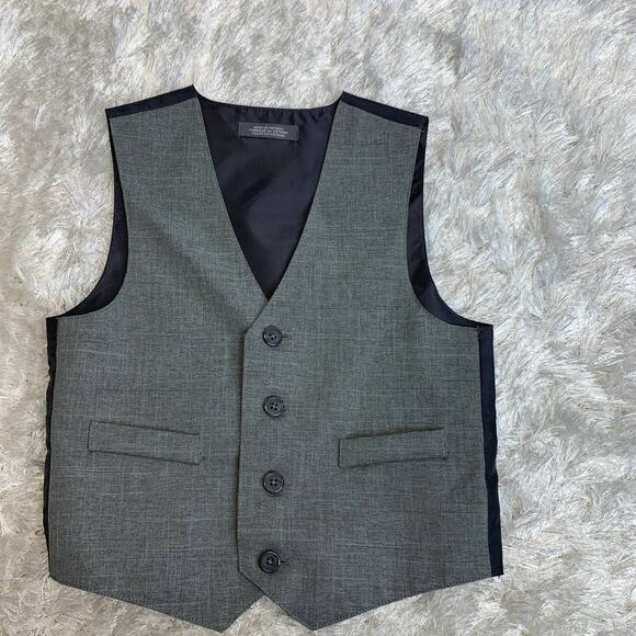 Van Heusen Gray Vest Sz 5 Wedding Ring Bearer - Picture 1 of 4